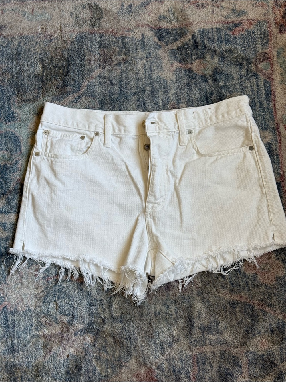 Madewell White relaxed Women's Denim Shorts